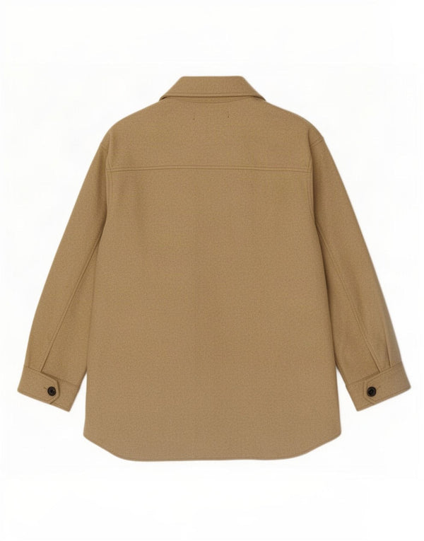 Zara Womens Utility Jacket UK 6 XS Beige Polyester