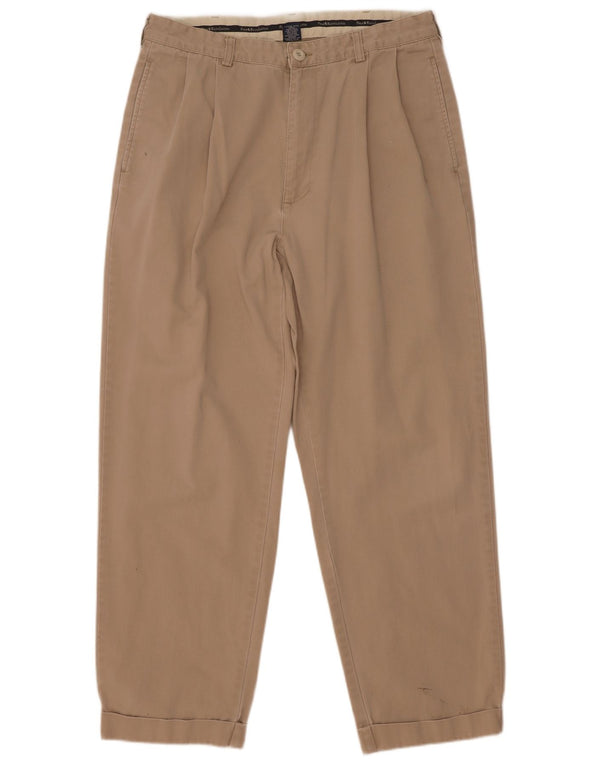 Męskie spodnie Chino Polo Ralph Lauren W34 L30 Beżowa bawełna