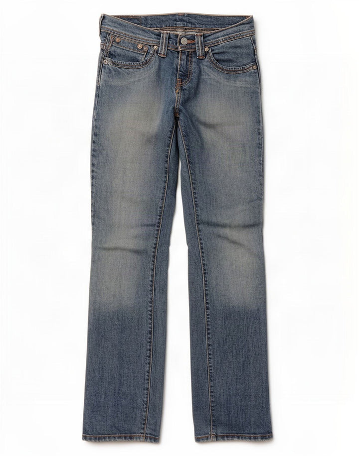 Damskie proste dżinsy Levi's W28 L32 Niebieskie bawełniane