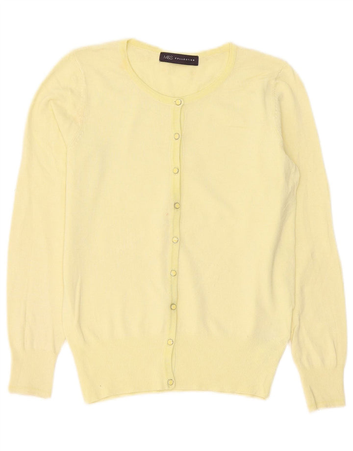 Sweter damski Marks & Spencer UK 8 Small, żółta wiskoza