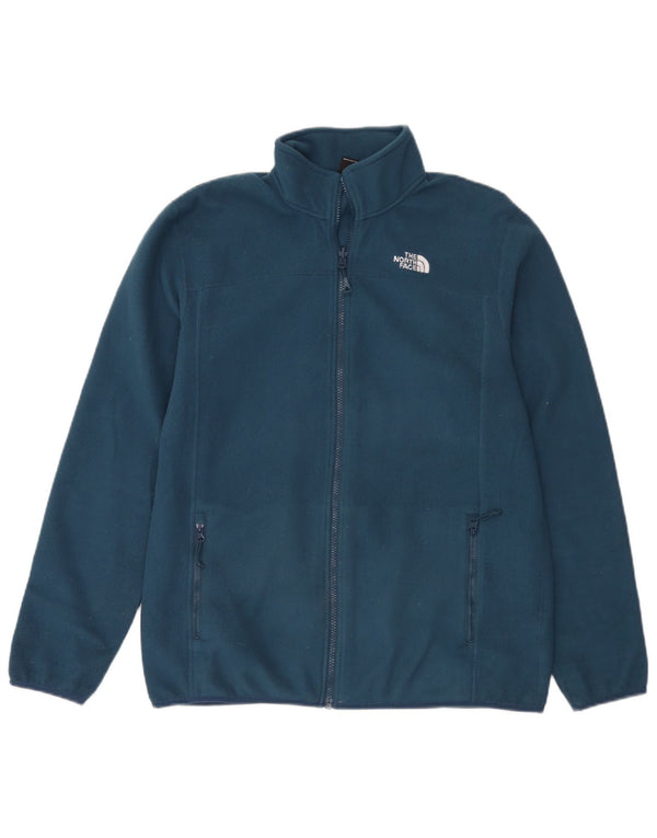Męska kurtka polarowa The North Face Liner UK 40, duża, niebieska, poliestrowa