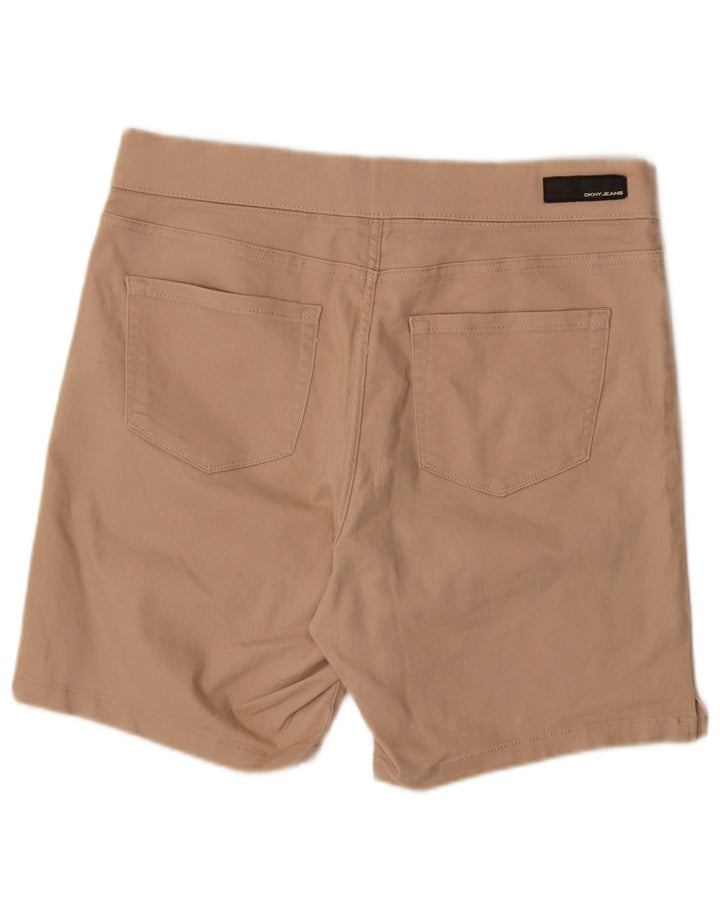 Damskie spodenki codzienne Dkny duże W34 beżowa bawełna