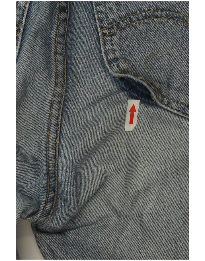 Damskie jeansy Lee Oklahoma Tapered W28 L29 Niebieskie bawełniane