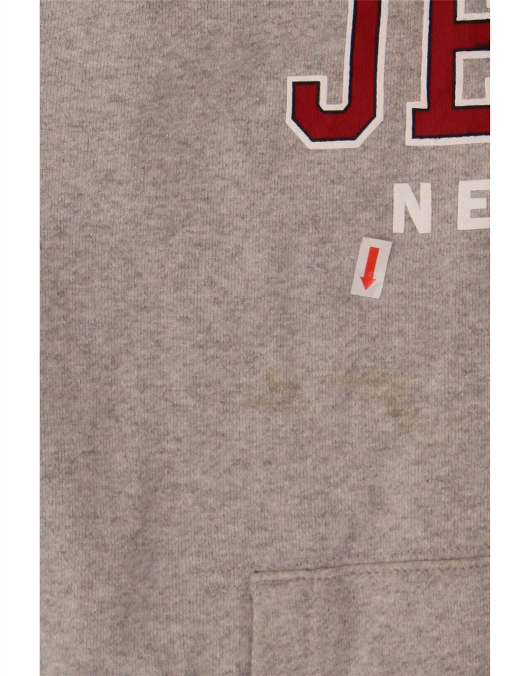 TOMMY HILFIGER Mens Regular Fit Graphic Zip Hoodie Sweater Small Grey Vintage Tommy Hilfiger and Second-Hand Tommy Hilfiger from Messina Hembry 