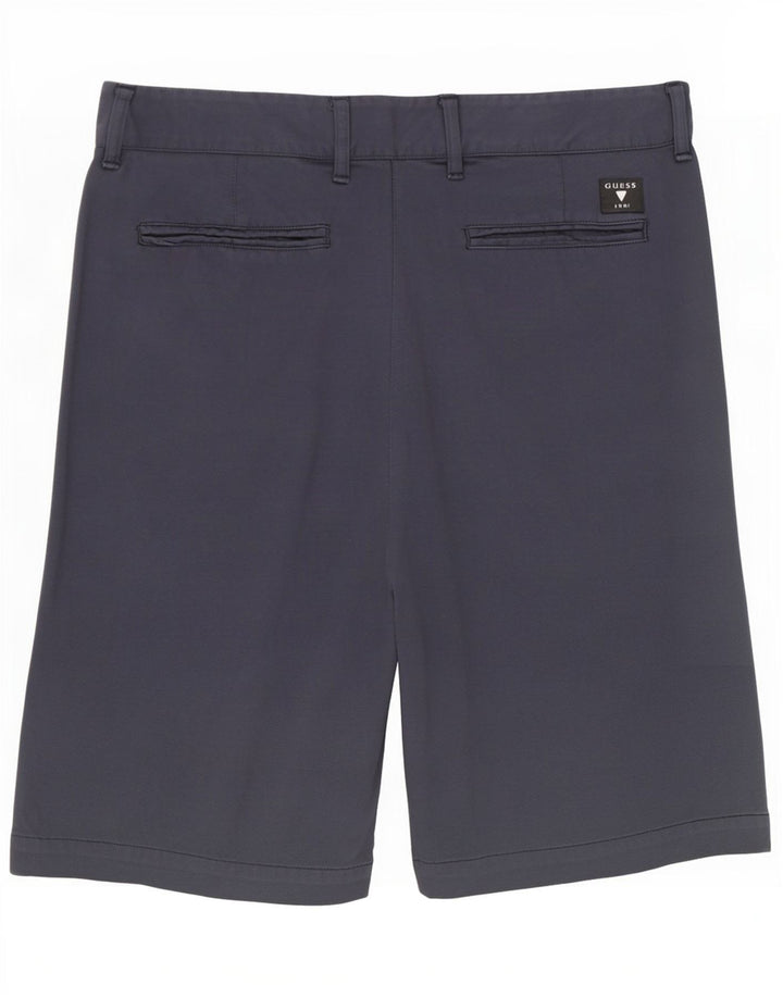 Męskie spodenki Chino Guess W31 Średni granatowy, bawełniany