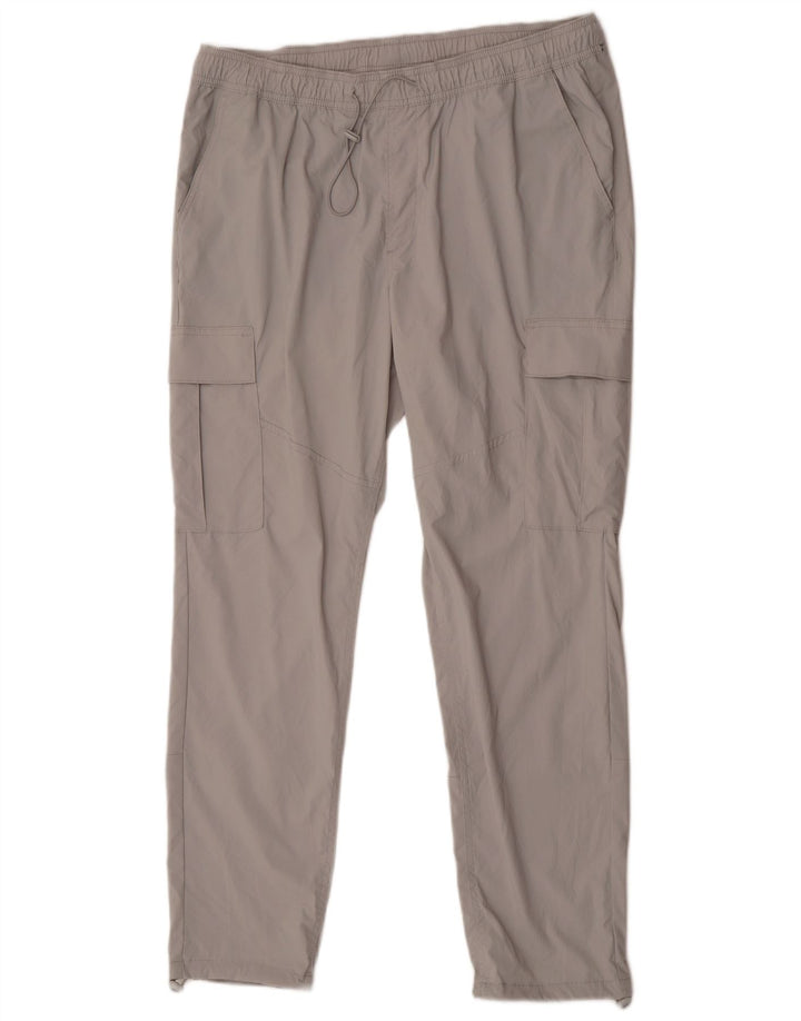 Męskie spodnie dresowe Jack & Jones Cargo XL, szary nylon
