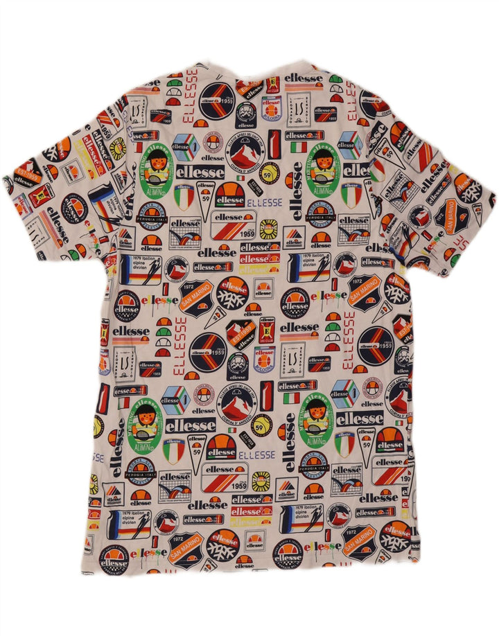 Męski T-shirt z grafiką ELLESSE Top XL, wielokolorowa bawełna