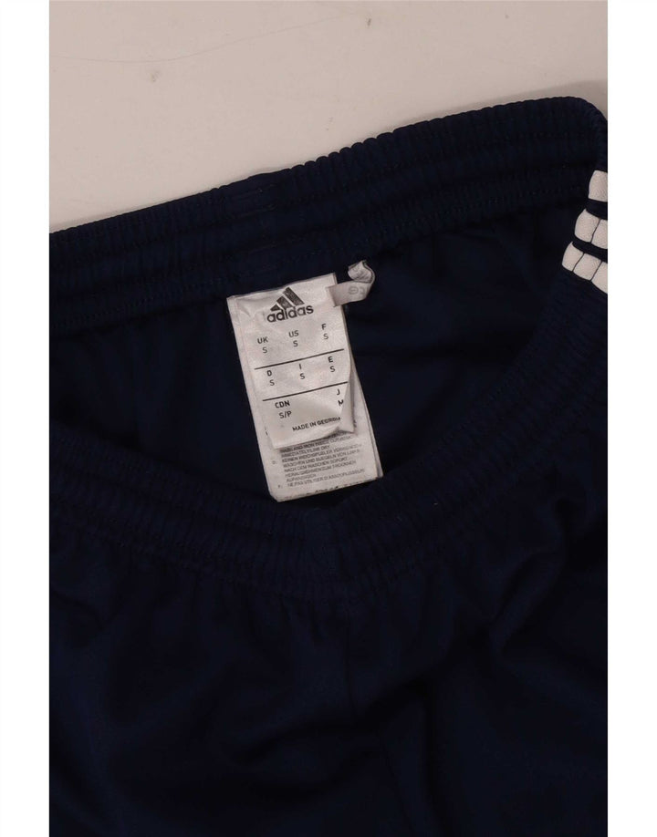 Męskie spodenki sportowe Adidas Climalite, małe, granatowe, poliestrowe