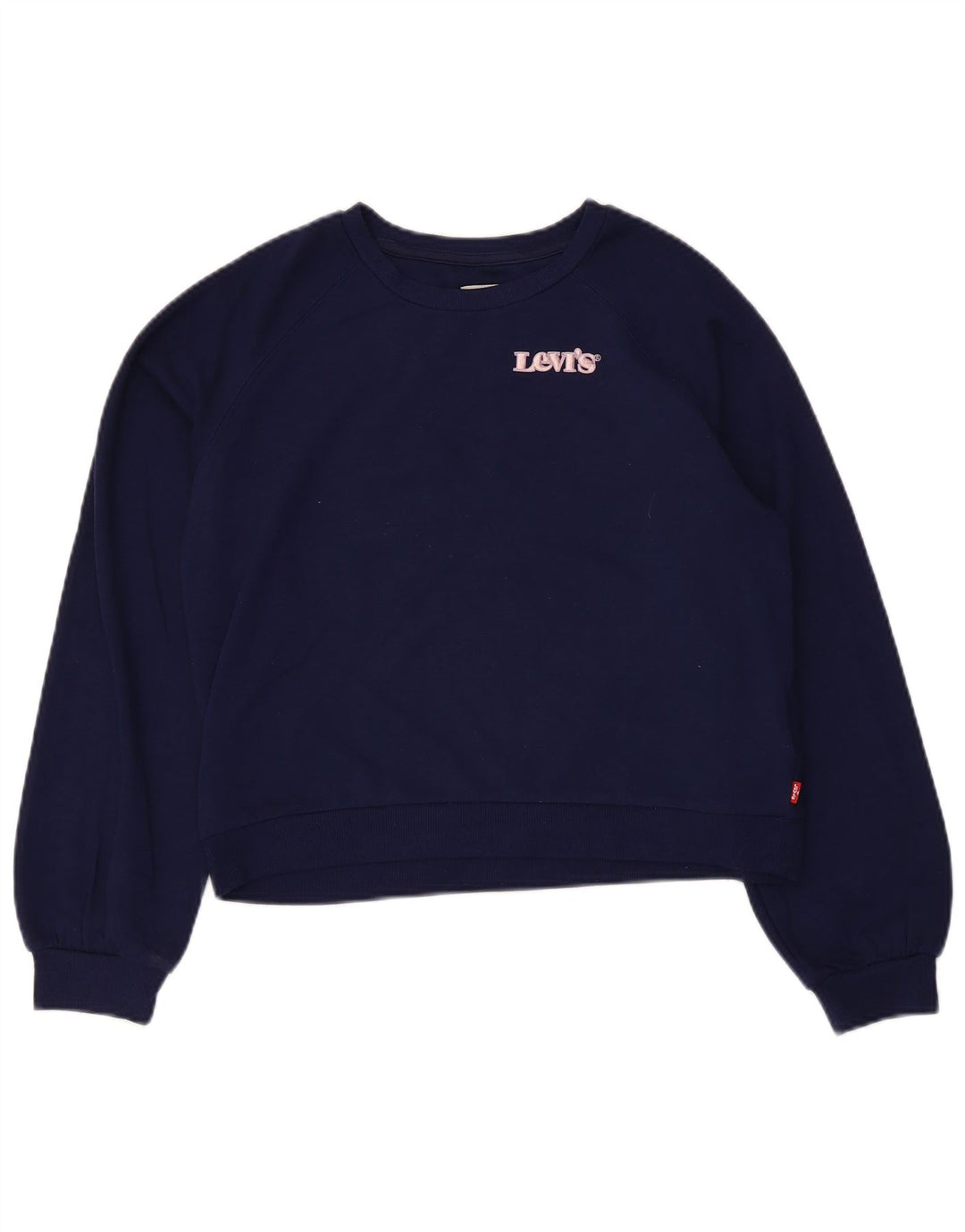 Bluza dziewczęca Levi's Crop Bluza 13-14 lat Granatowy poliester