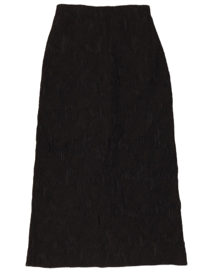 Damska spódnica maxi Sylvia Heise UK 12 Medium W28 Czarna wiskoza