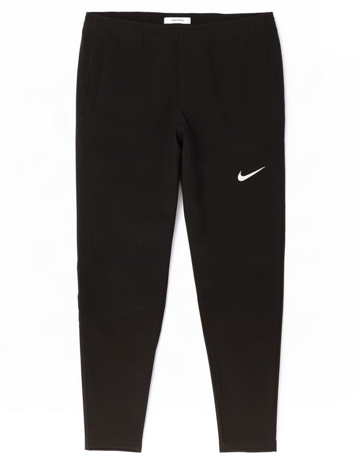 Męskie spodnie dresowe Nike Dri Fit, średni czarny poliester