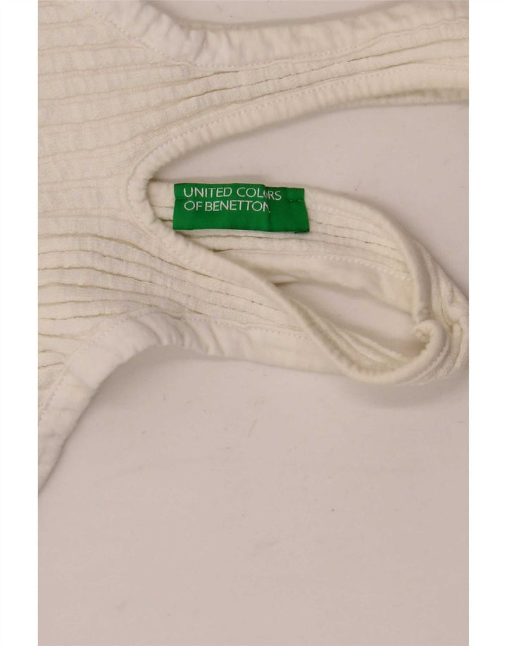 Damski top na ramiączkach Benetton UK 6 XS, biały