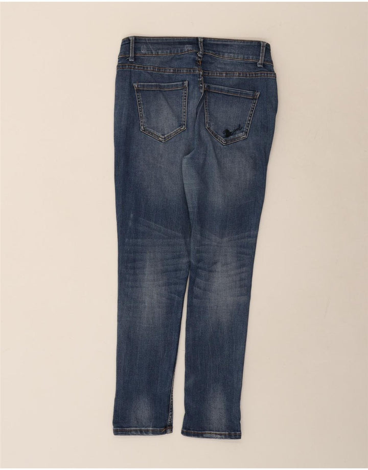 Damskie jeansy Skinny Desigual W28 L27 Niebieskie