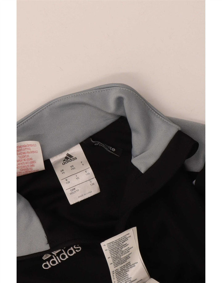 Adidas Chłopięcy Climalite Sweter Dresowy Top 7-8 Lat Mały Czarny