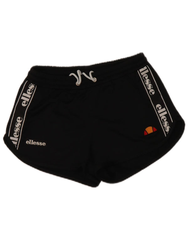 Damskie spodenki sportowe Ellesse Graphic UK 8, małe, czarne, poliestrowe