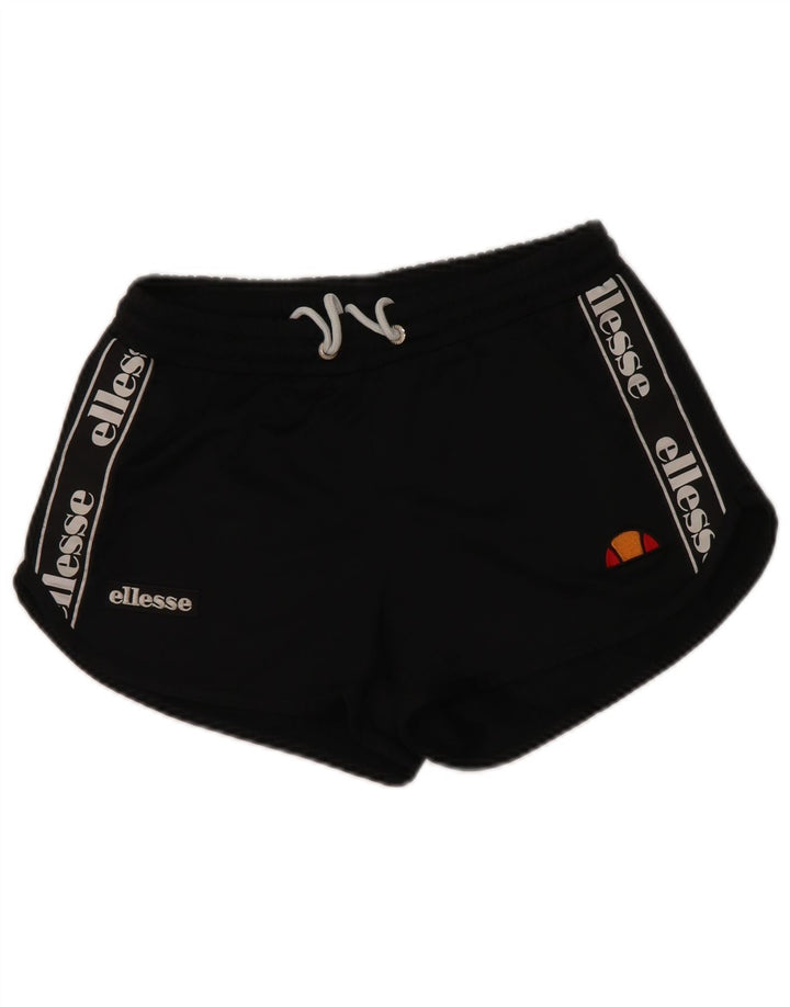 Damskie spodenki sportowe Ellesse Graphic UK 8, małe, czarne, poliestrowe