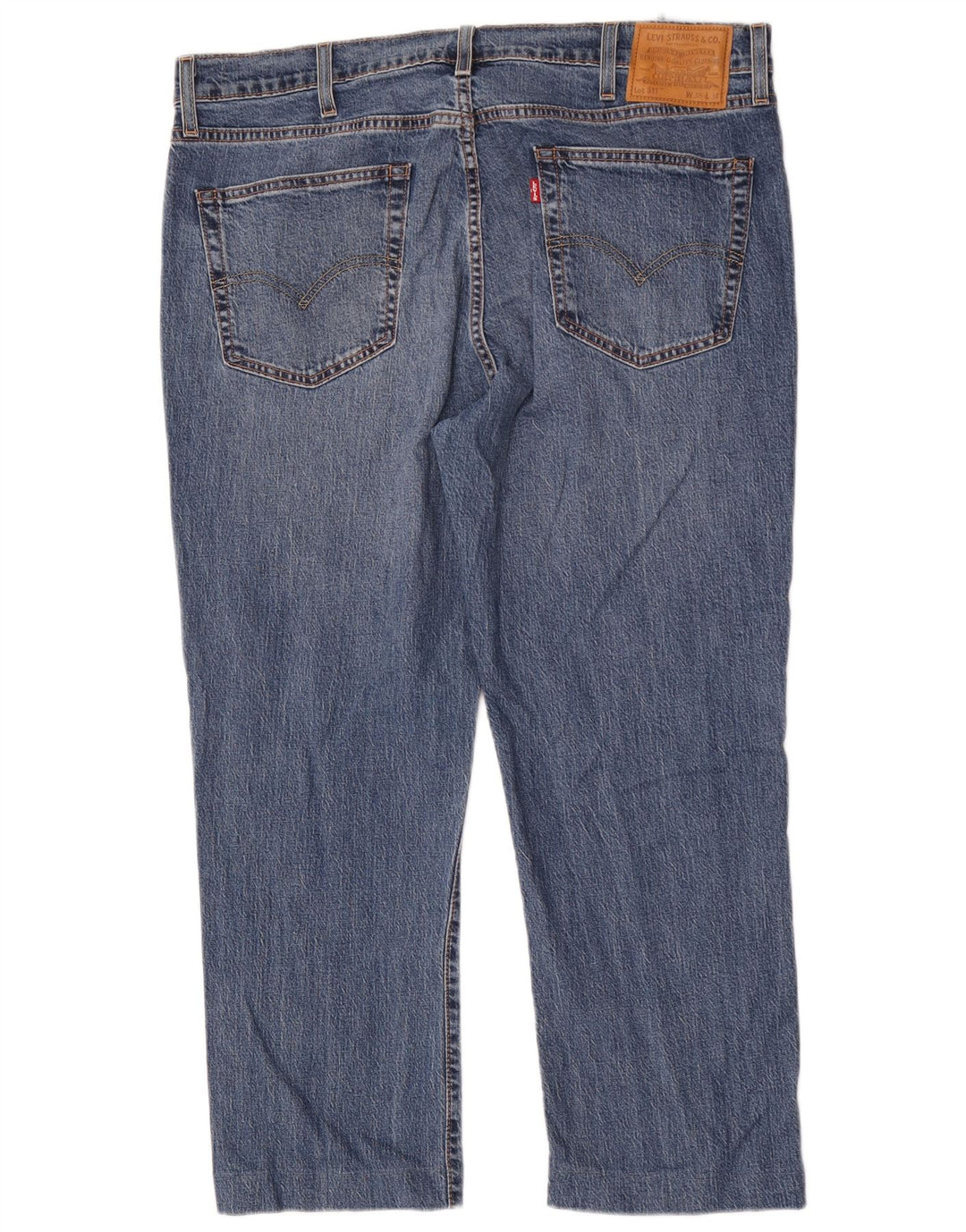 Męskie jeansy Levi's 511 Slim W38 L26 Niebieska bawełna