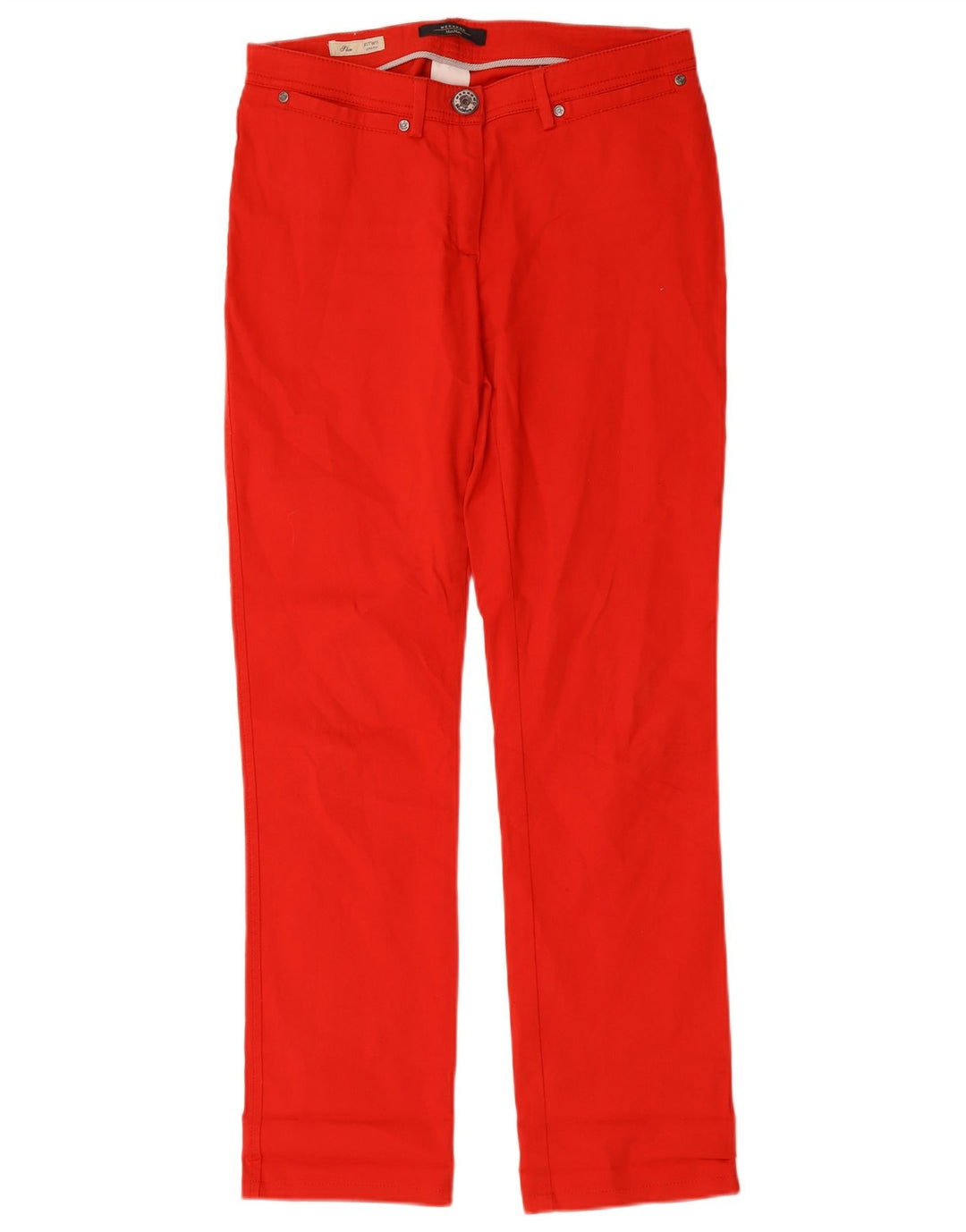 Spodnie damskie Max Mara Weekend Slim Casual UK 12 Medium W32 L30 Czerwone