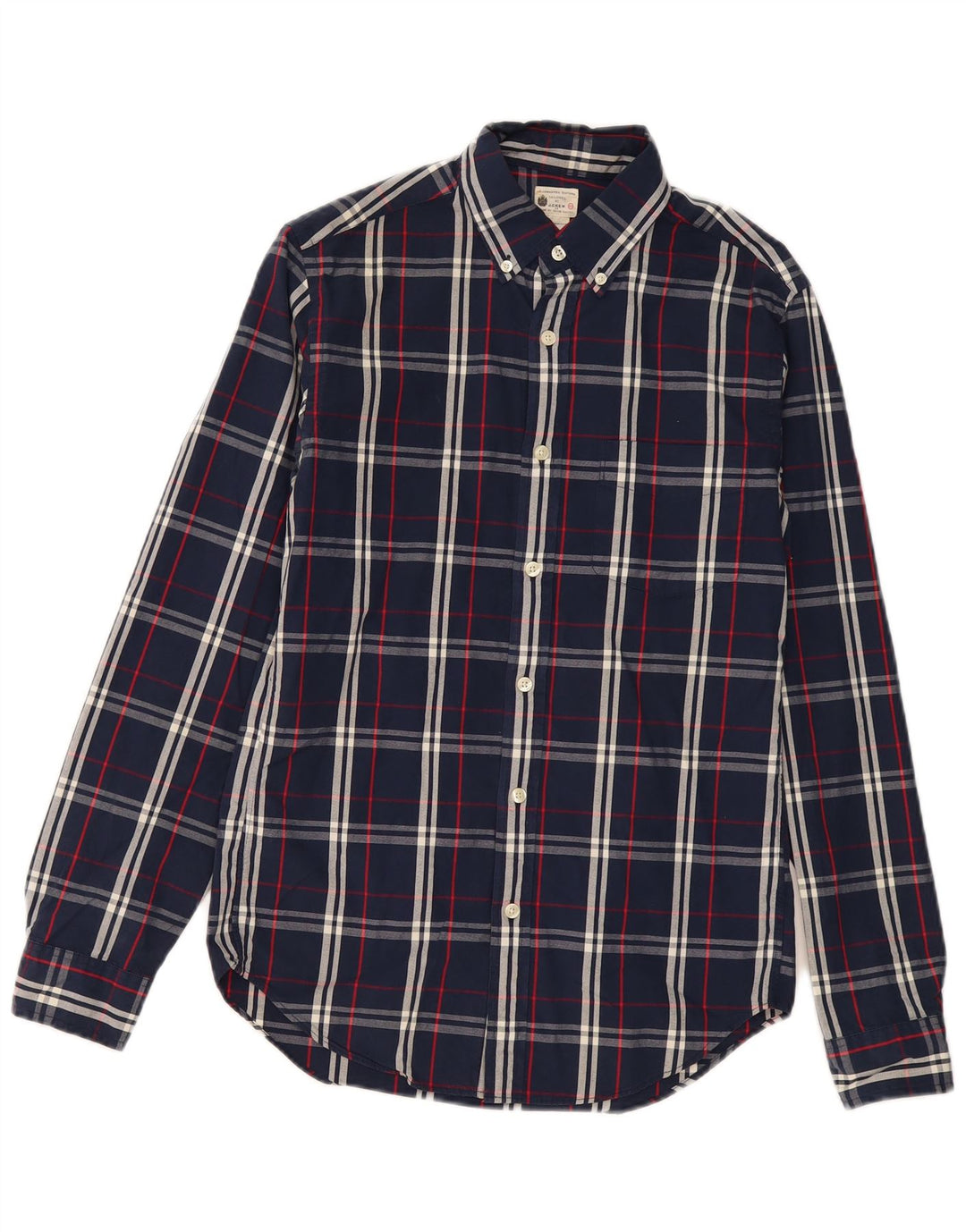 Koszula męska w kratę J. Crew XS, bawełniana, granatowa w kratę