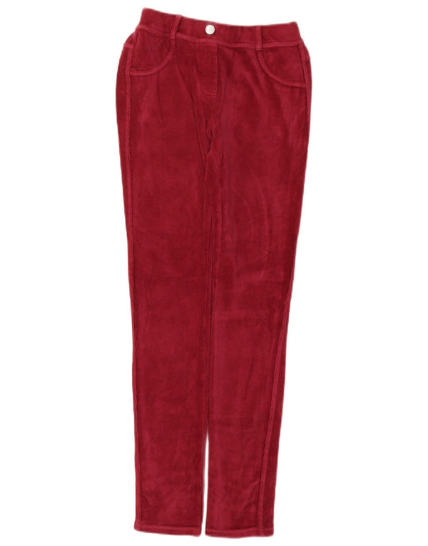 Spodnie sztruksowe Benetton Dziewczęce 11-12 lat 2XL W24 L29 Burgundowe