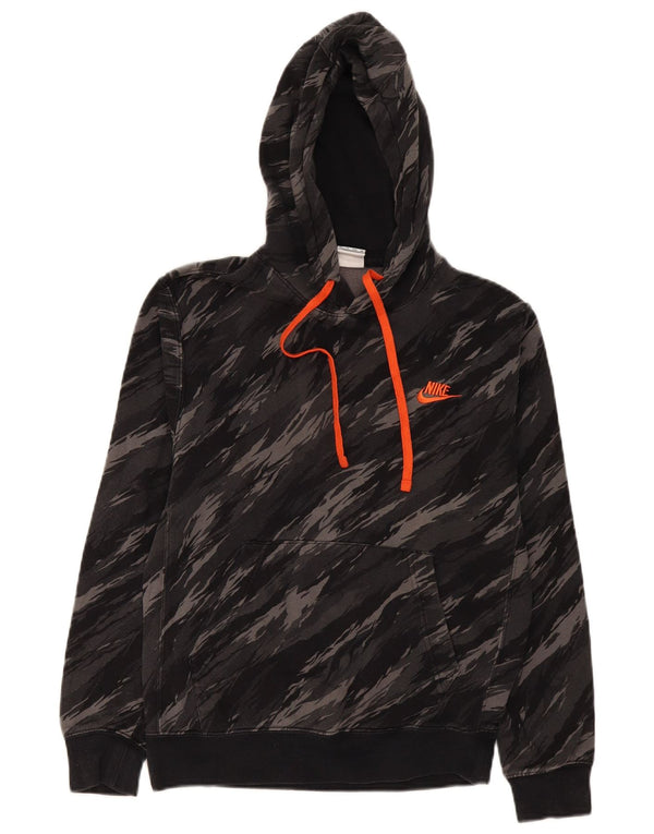 Męska bluza z kapturem Nike XS, szara, bawełniana kamuflaż
