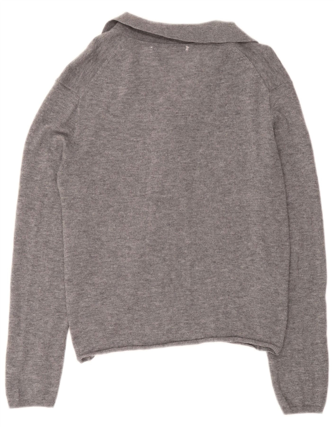 Sweter damski Zara Cardigan UK 18 XL Szara wełna