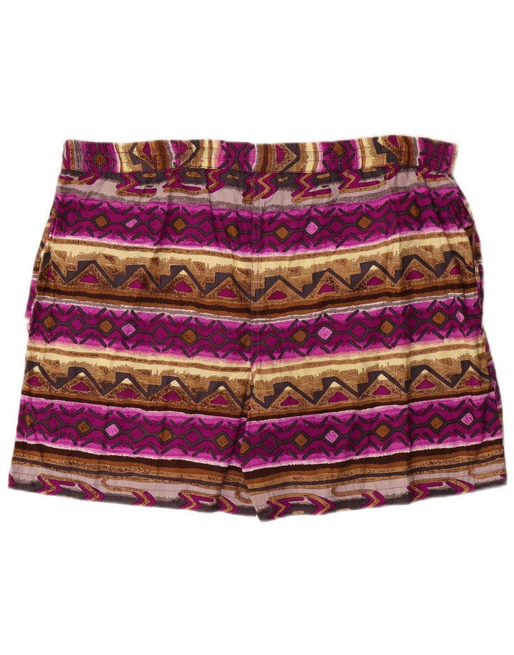 Męskie spodenki kąpielowe Santostefano, duże, wielokolorowe, z bawełny Fair Isle