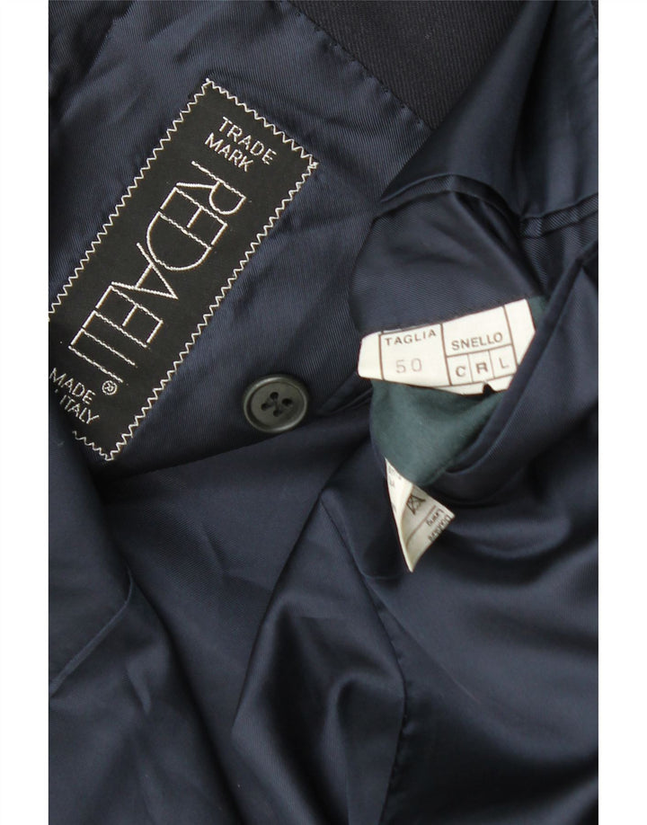 Męska marynarka dwurzędowa Redaelli IT 50, duża, granatowa