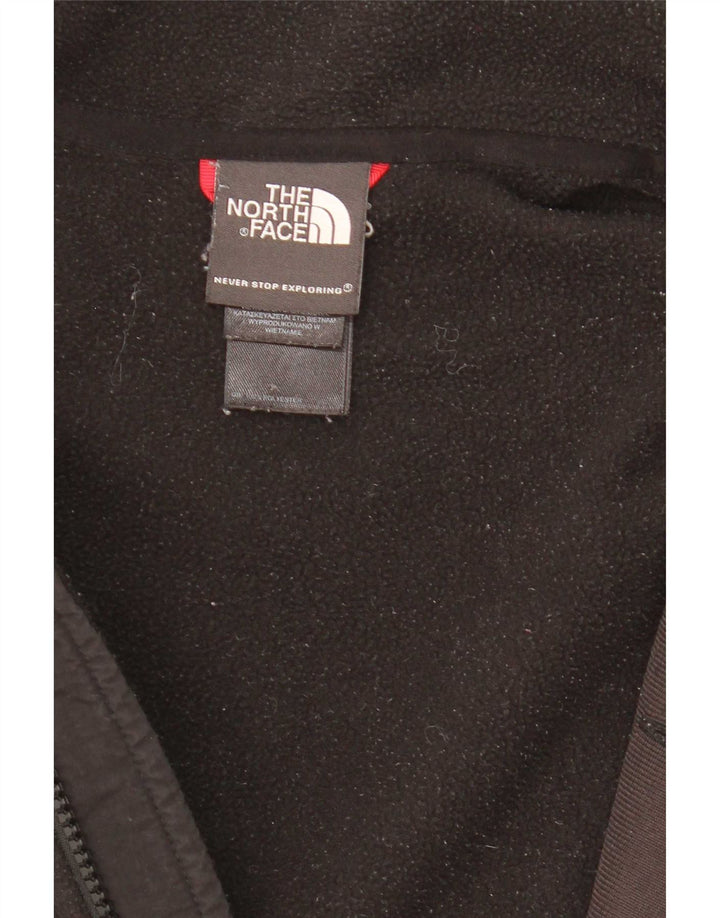 Męska kurtka polarowa The North Face Graphic Liner UK 40, duża, czarna, poliestrowa