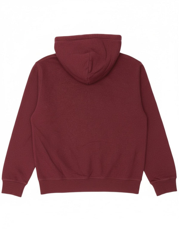 Męski sweter z kapturem Superdry XL, bordowy, bawełniany