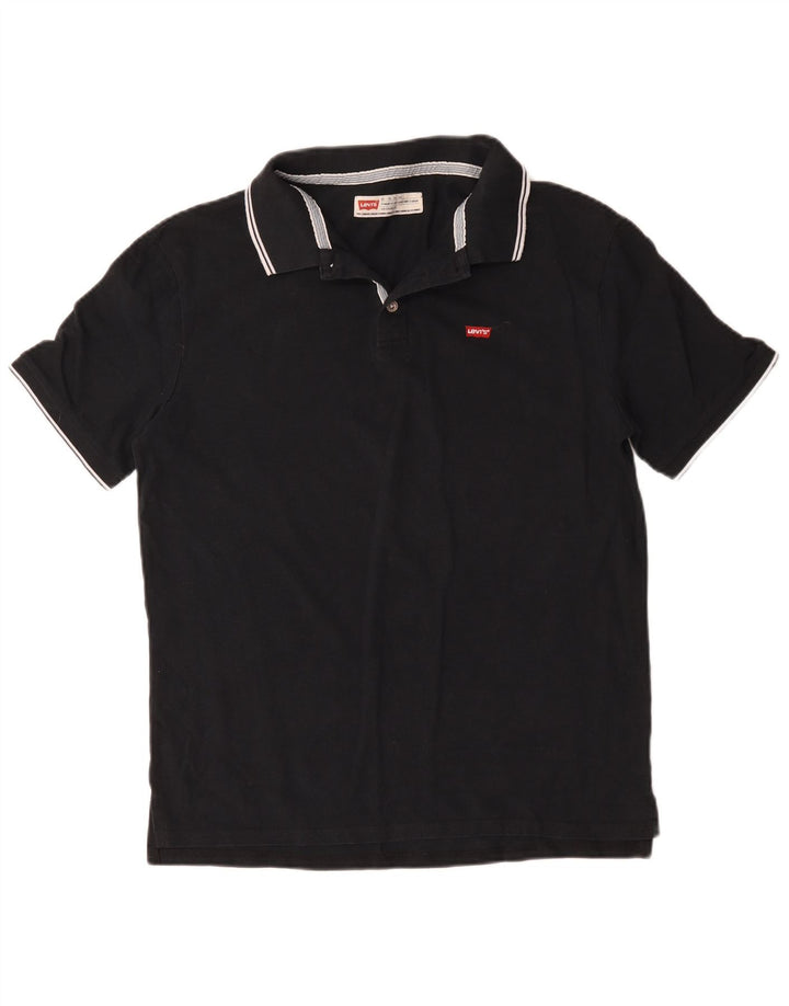 Męska koszulka polo Levi's XL, czarna, bawełniana