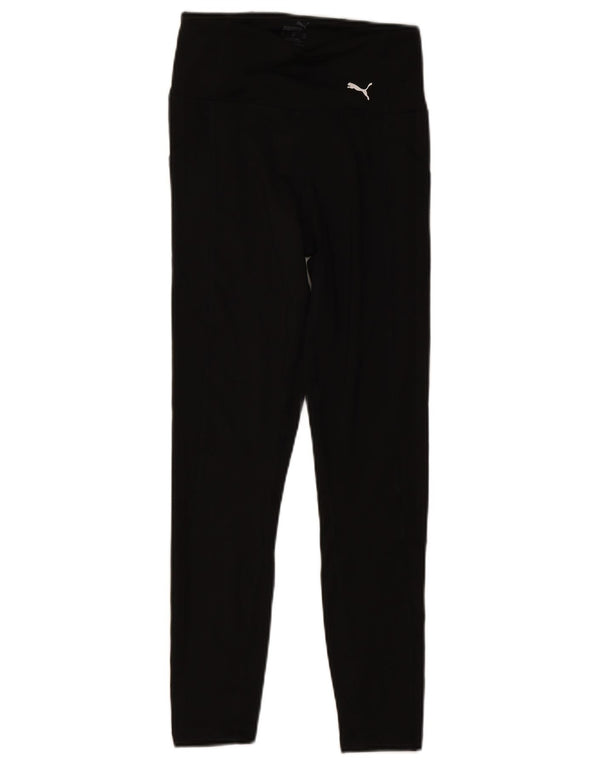 Legginsy damskie Puma UK 4 XS, czarny poliester