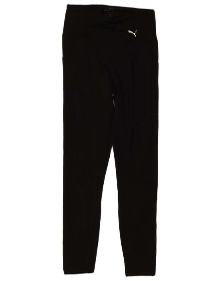 Legginsy damskie Puma UK 4 XS, czarny poliester