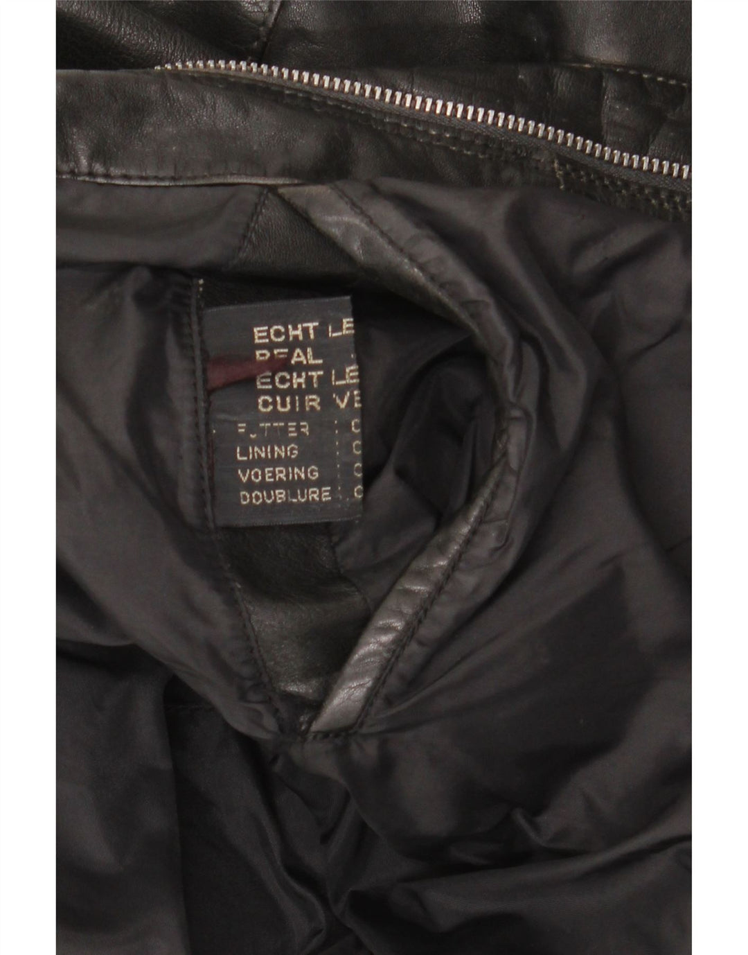 Vintage męska skórzana kurtka UK 42 XL czarna skóra