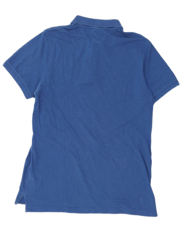 Męska koszulka polo Slim Fit Tommy Hilfiger XL, niebieska, bawełniana