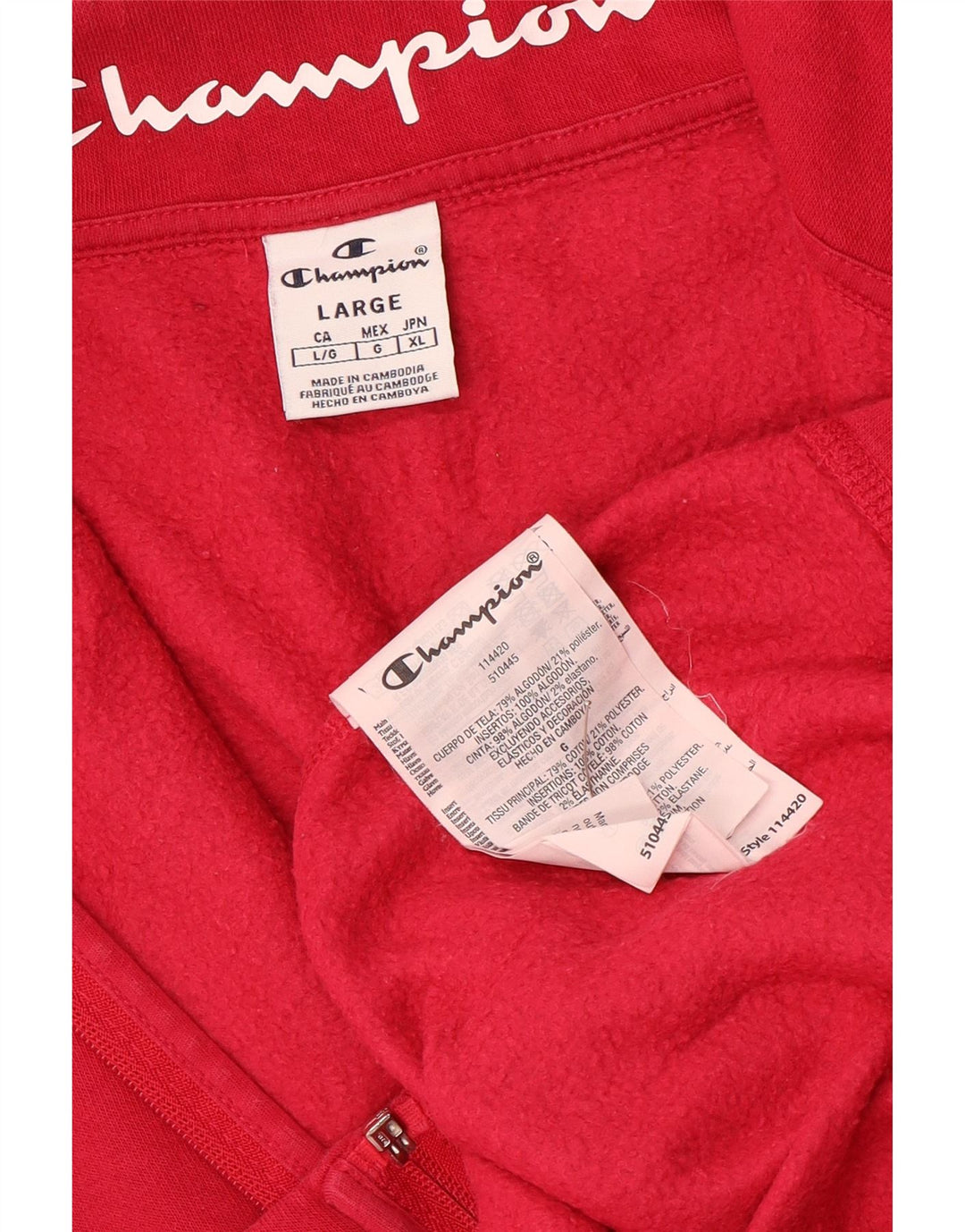 Damska kurtka dresowa Champion UK 16, duża, różowa, bawełniana