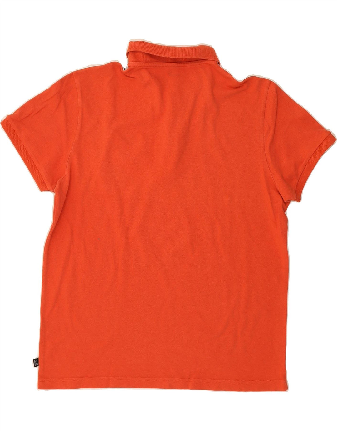 PUMA Mens Graphic Polo Shirt XL Orange Colourblock Vintage Puma and Second-Hand Puma from Messina Hembry 