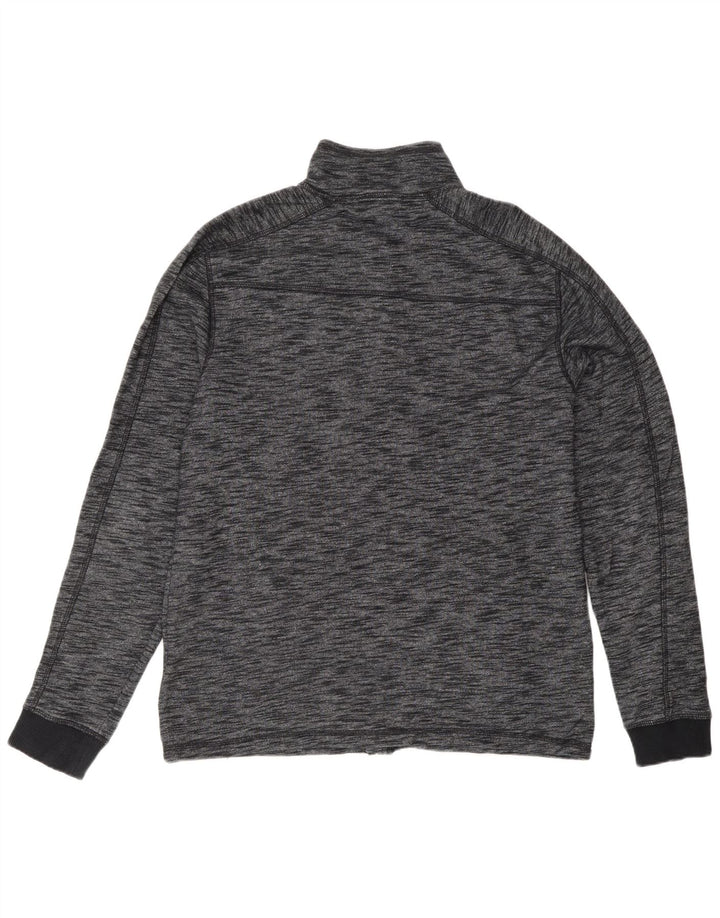 CALVIN KLEIN JEANS Męska bluza dresowa, duża, szara, bawełniana w plamki