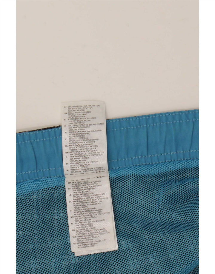 Męskie spodenki kąpielowe Adidas XL w czarną kratkę, poliester