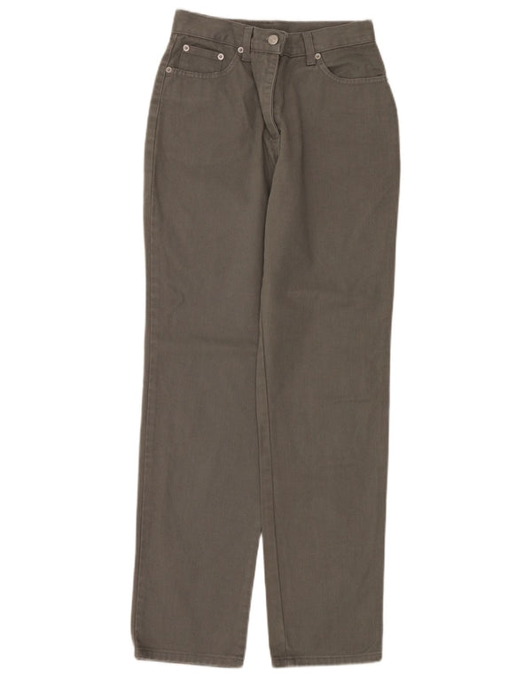 Damskie jeansy z wysokim stanem Oviesse IT 42 Medium W26 L30 Szara bawełna