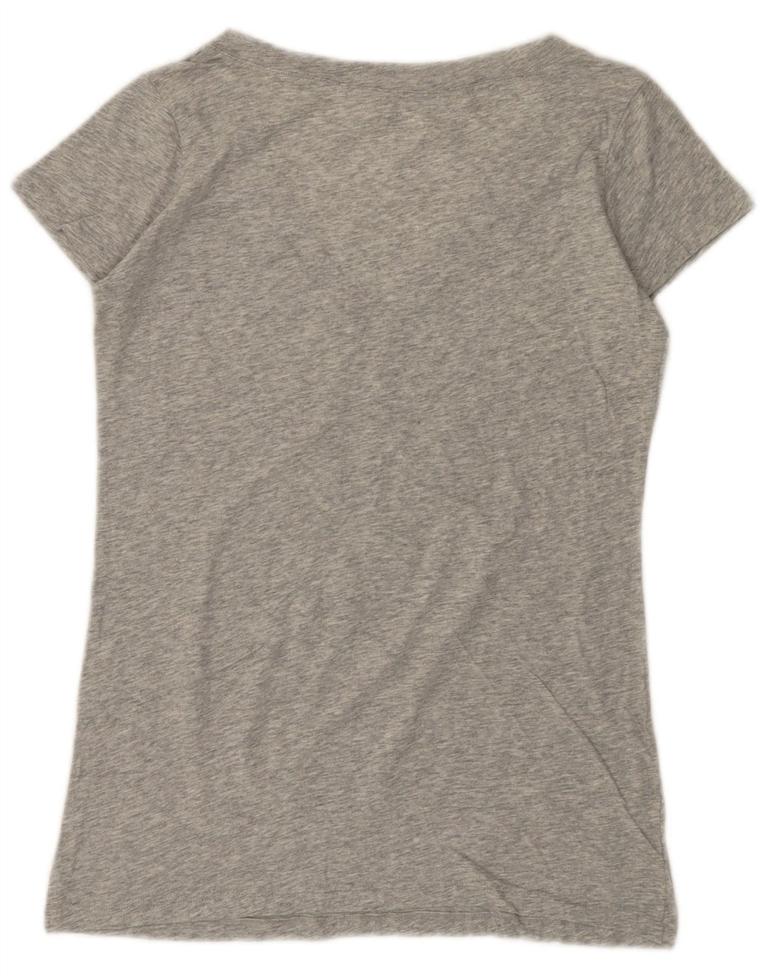 Damska koszulka z grafiką BENETTON Top UK 12 Medium Grey Flecked