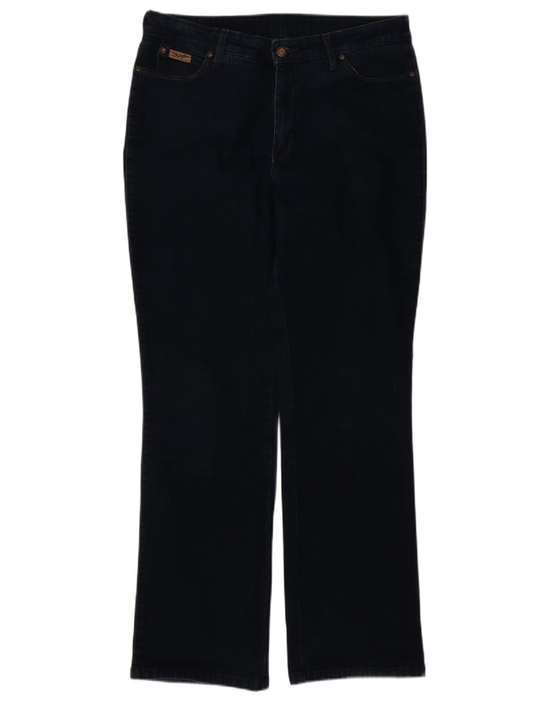 Damskie jeansy WRANGLER Regular Bootcut W34 L32 Granatowe, bawełniane