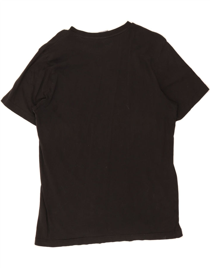 PUMA Mens Graphic T-Shirt Top Large Black Cotton Vintage Puma and Second-Hand Puma from Messina Hembry 