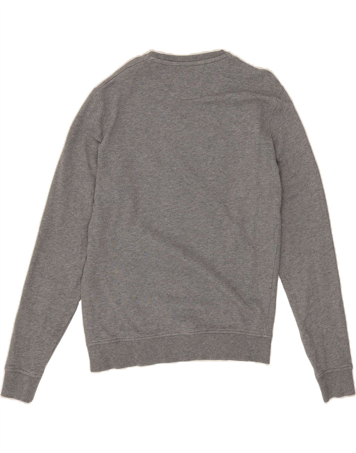 LYLE & SCOTT Mens Sweatshirt Jumper Small Grey Cotton Vintage Lyle & Scott and Second-Hand Lyle & Scott from Messina Hembry 