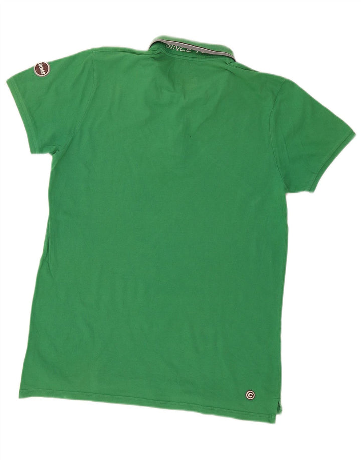 Męska koszulka polo COLMAR z grafiką 2XL w kolorze zielonym