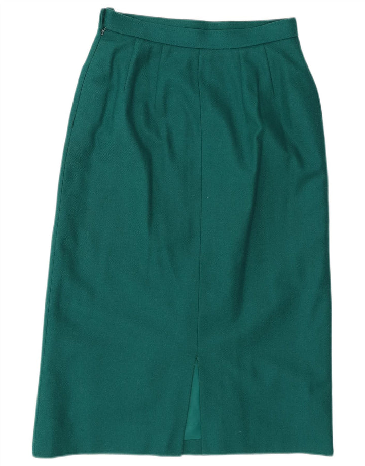 Damska spódnica Midi Windsmoor UK 12 Medium W27 Zielona wełna