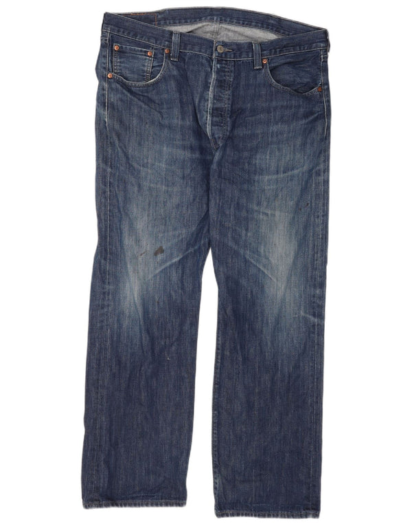 Męskie proste dżinsy Levi's W40 L32 Niebieski klasyczny
