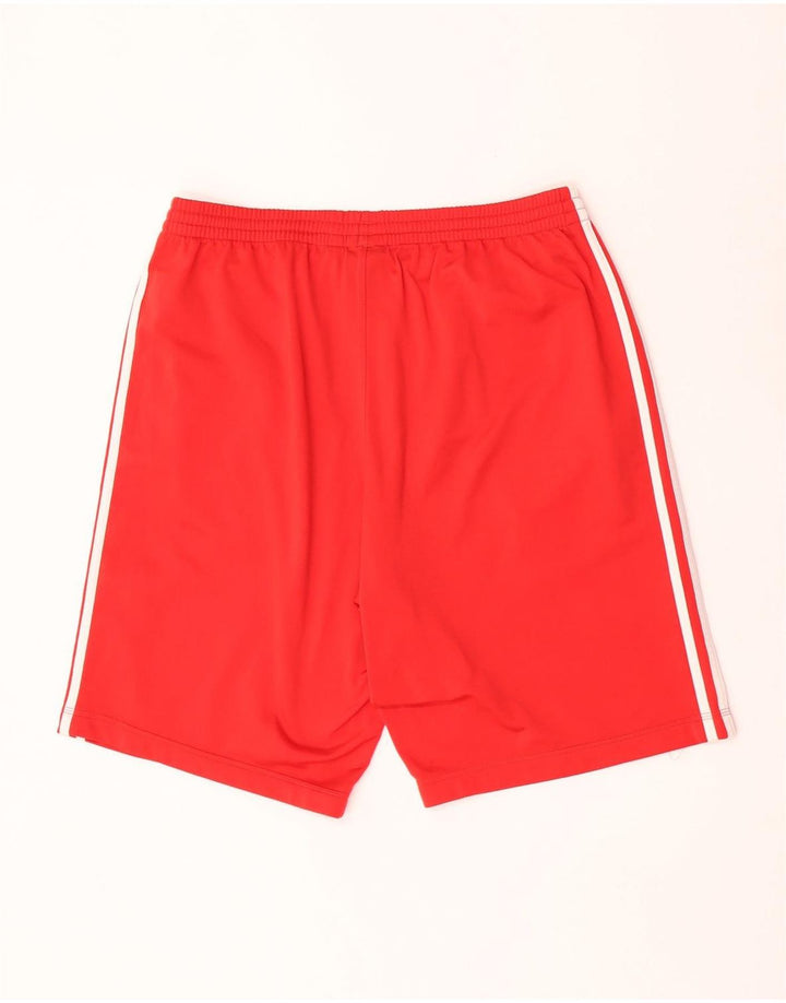 Męskie spodenki sportowe Adidas XL, czerwone, poliestrowe
