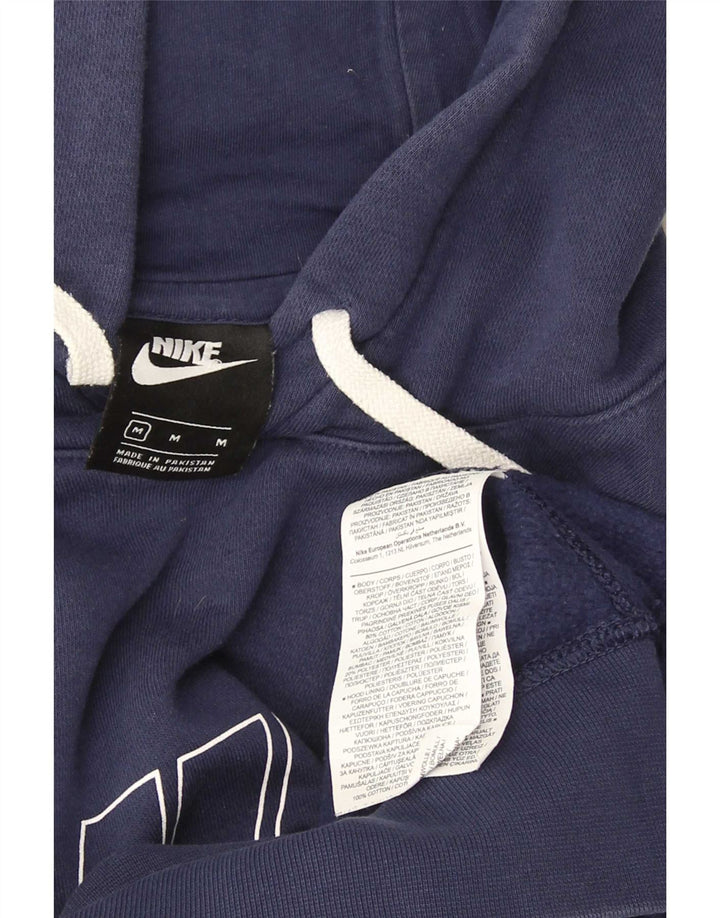 Męski sweter z kapturem Nike Graphic, średni granatowy, bawełniany
