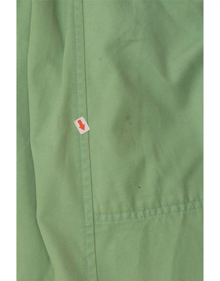 Armani Jeans Damski płaszcz oversize UK 14, duży, zielony, bawełniany